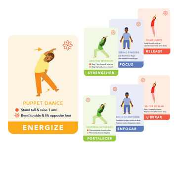 Dynamic Mindfulness Activity Cards • English & Spanish